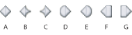 Illustration of Keyframe interpolation methods with these callouts: A. Normal In/Out B. Fast Out C. Fast In D. Slow In E. Slow Out F. Hold Out G. Hold In