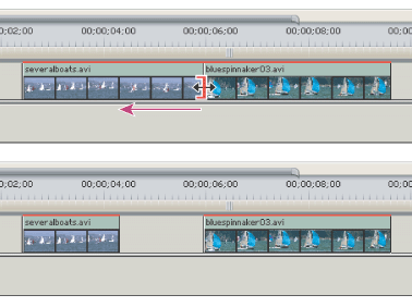 Trimming a clip